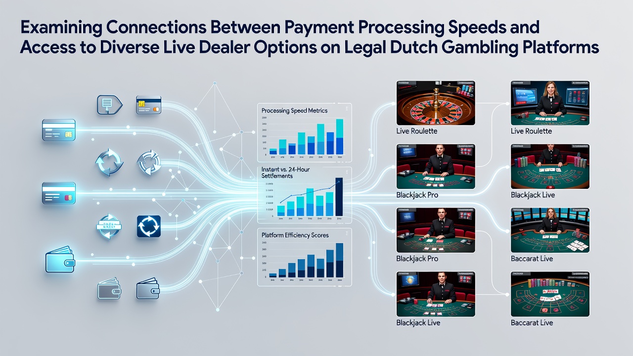 Overzicht van betalingsopties en live dealer interfaces op Nederlandse goksites