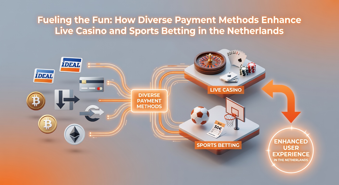 Spelers genieten van live casino actie met snelle betaalopties op een Nederlands online platform, terwijl een sportweddenschap op het scherm oplicht