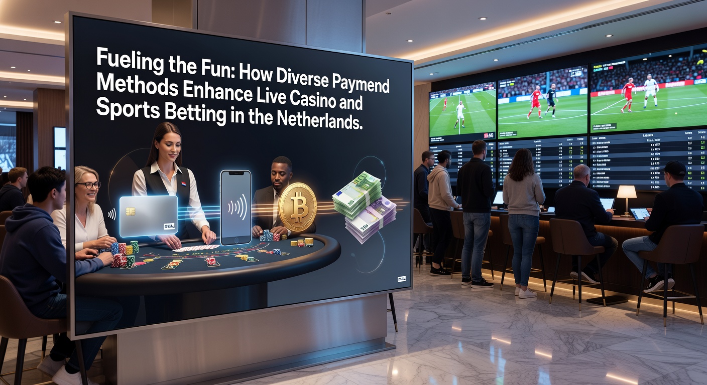 Een close-up van een smartphone met betaalapp open voor een live sportweddenschap op een Nederlands casino platform, met live odds zichtbaar