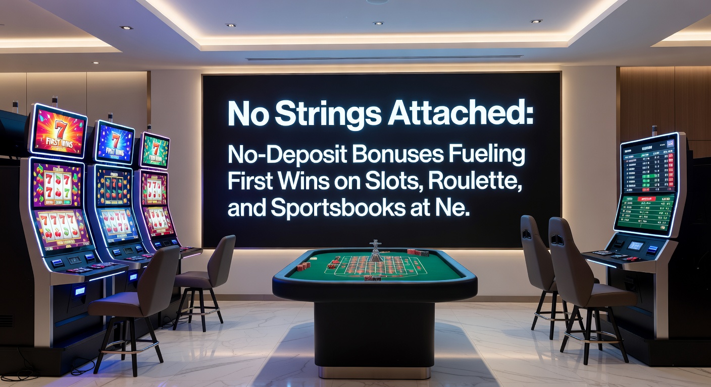 Close-up van roulettewiel met fiches en een smartphone die een no-deposit bonus toont op een sportsbook-app van een legaal Nederlands casino