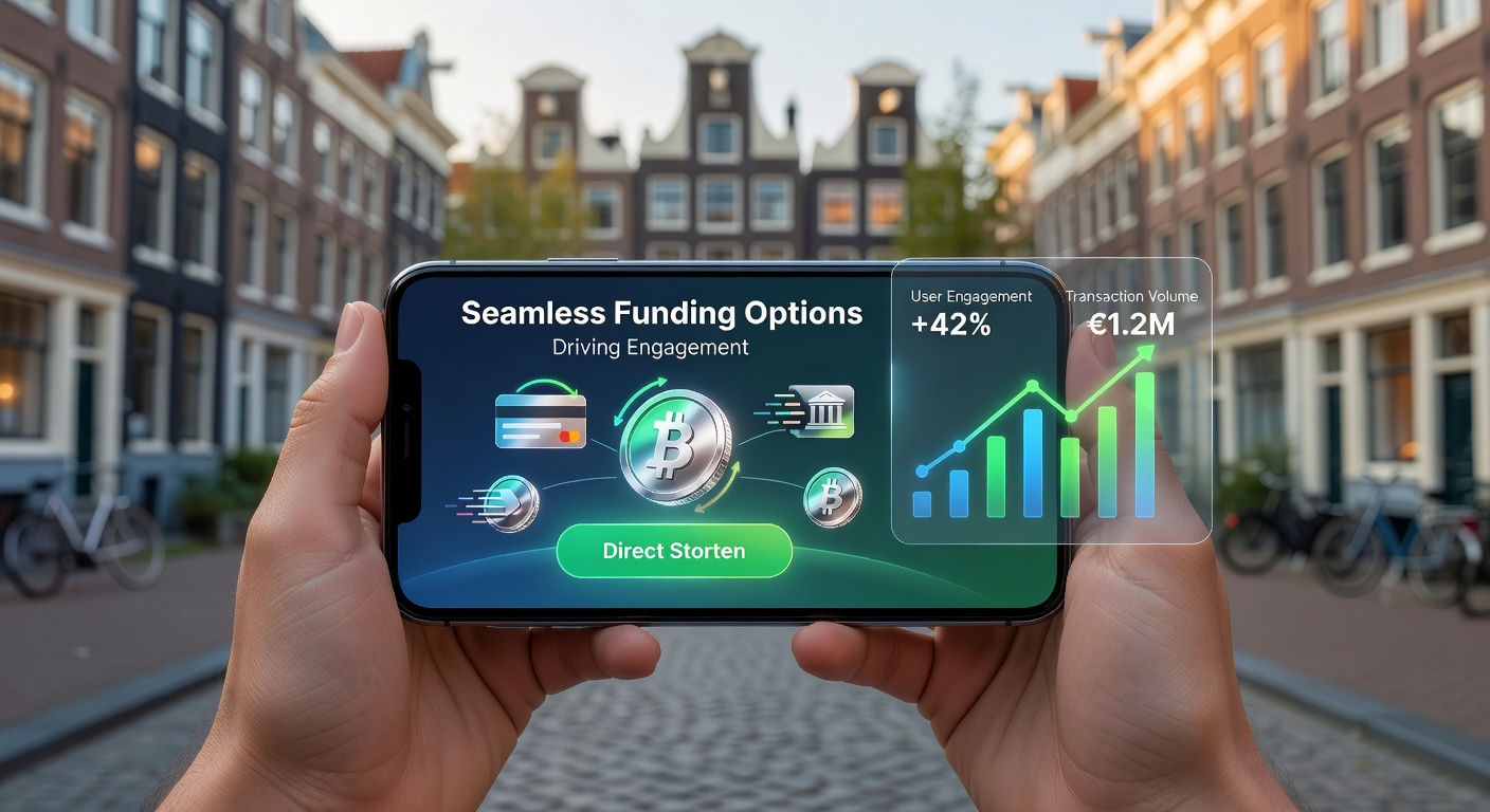 Mobiele gokapp met naadloze iDEAL betaling op tablet in Nederland